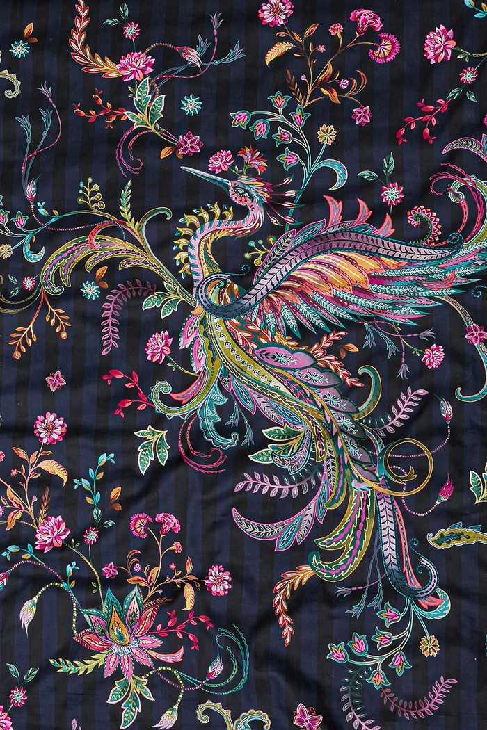 Living și dormitor Medicine set de lenjerie de pat din bumbac satinat 50 x 60 cm / 200 x 200 cm RW25-PCUB01 bleumarin