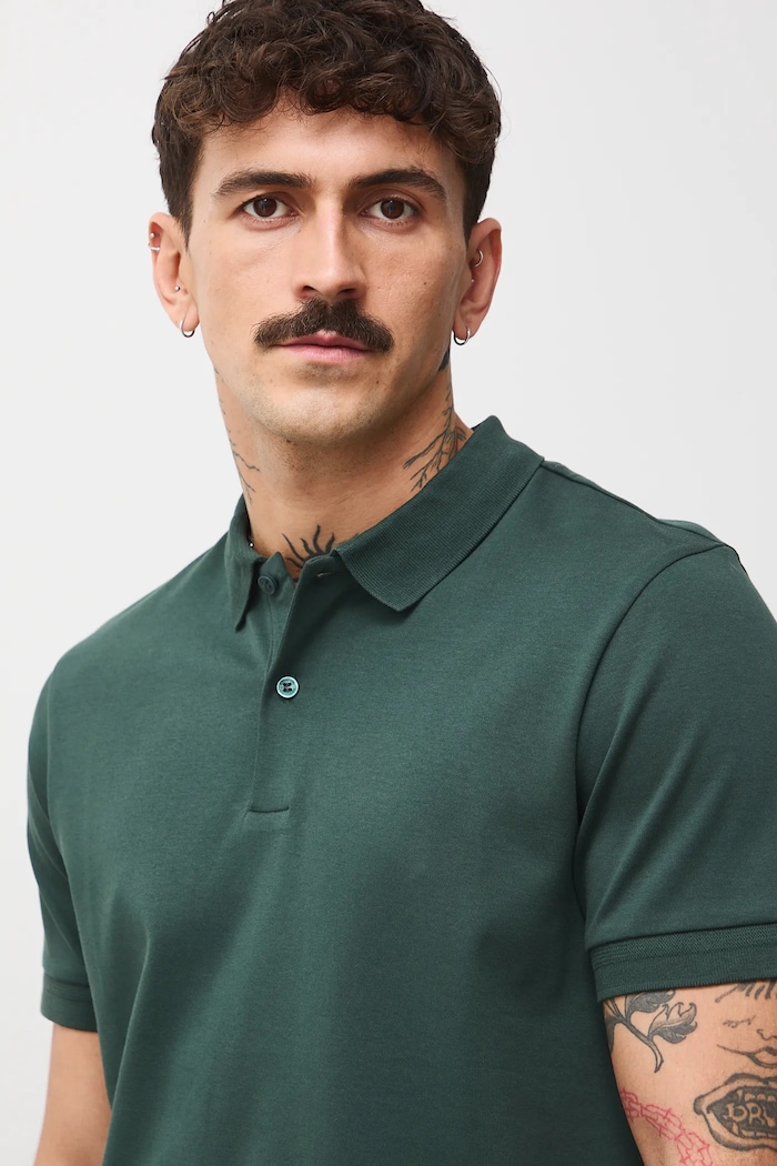 Bombažen polo Medicine zelena RW25-POMB16