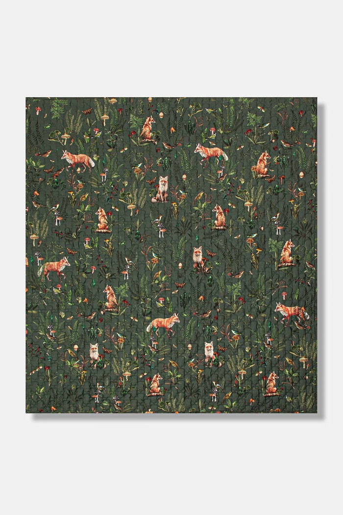 Medicine cuvertură de pat din bumbac 220 x 240 cm RW25-POU601 verde RW25