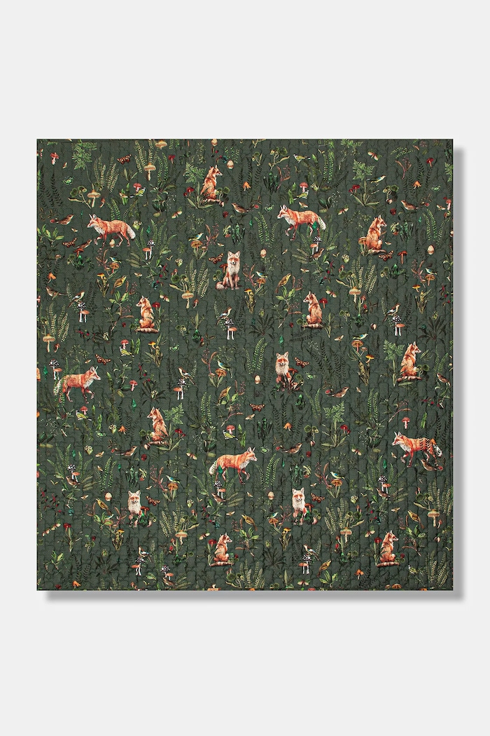 Medicine cuvertură de pat din bumbac 220 x 240 cm RW25-POU601 verde RW25