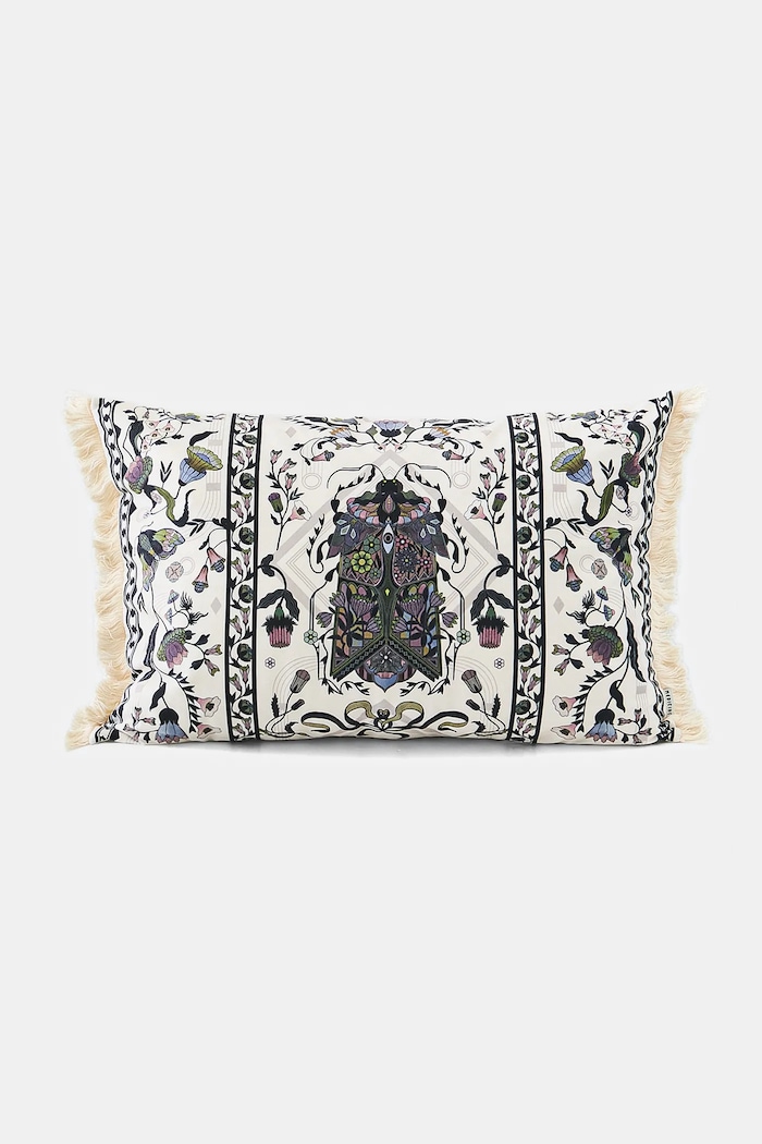 Poszewka dekoracyjna na poduszkę wzorzysta 40 x 60 cm RW25-PSU402 beżowy RW25
