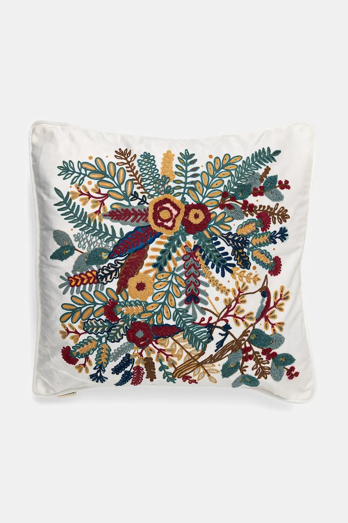 Poszewka dekoracyjna na poduszkę z ozdobną aplikacją 45 x 45 cm multicolor RW25-PSU606