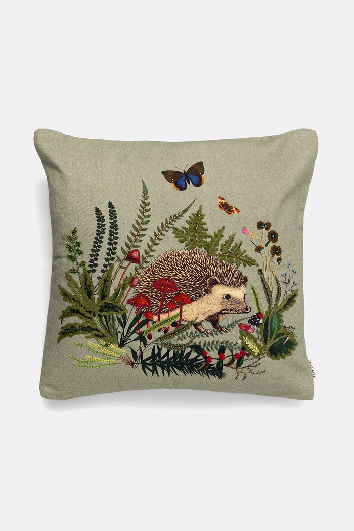 Poszewka dekoracyjna na poduszkę z ozdobnym haftem 45 x 45 cm multicolor RW25-PSU626