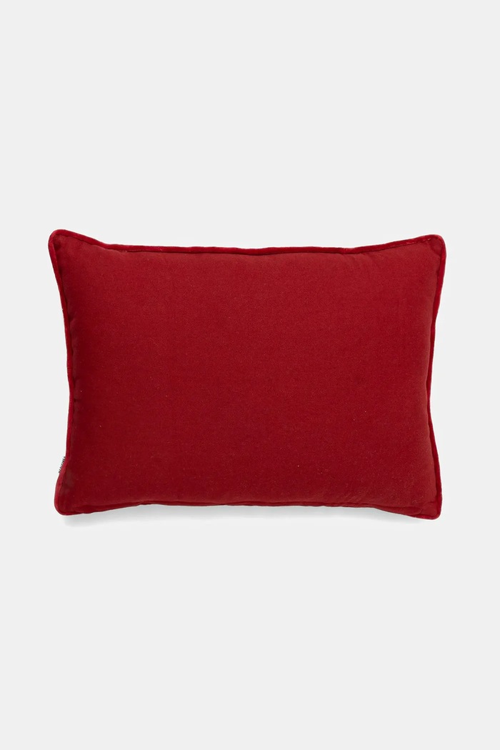 Sypialnia Poszewka dekoracyjna na poduszkę świąteczna 40 x 60 cm RW25-PSU818 bordowy