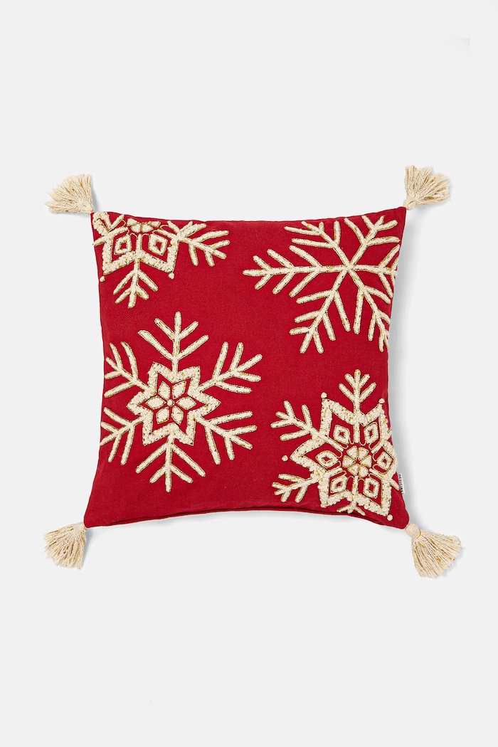 Poszewka dekoracyjna na poduszkę świąteczna 45 x 45 cm RW25-PSU822 czerwony RW25