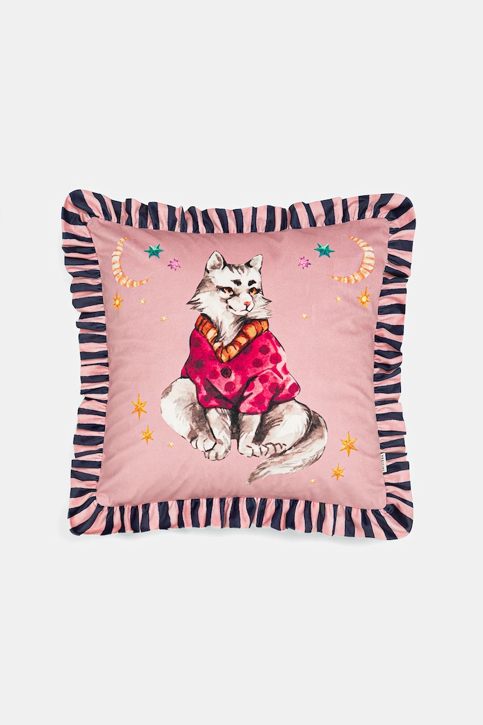 Dekoratívna obliečka na vankúš vzorované 45 x 45 cm viacfarebná RW25-PSU825