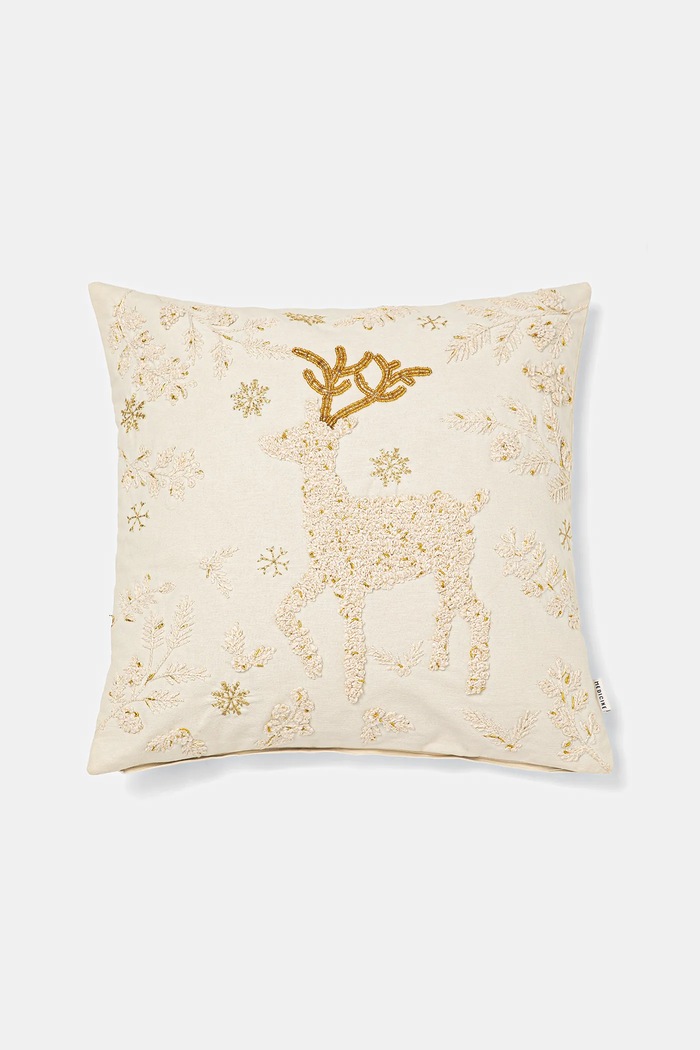 Dekoratívna obliečka na vankúš vianočný 45 x 45 cm RW25-PSU835 béžová RW25