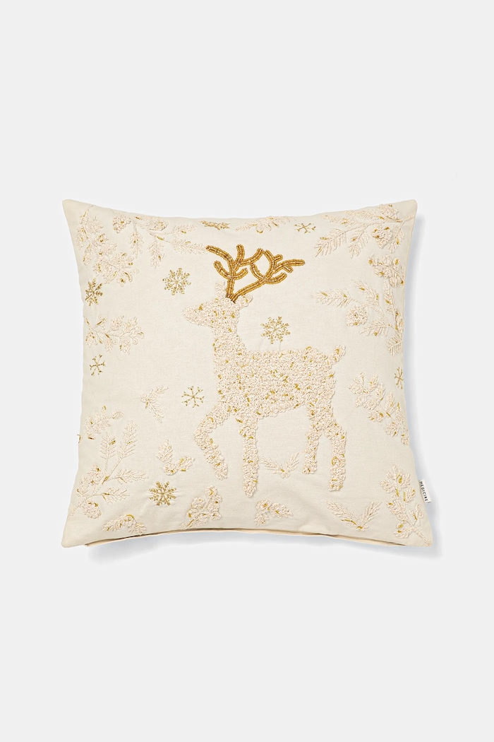 Dekoratívna obliečka na vankúš vianočný 45 x 45 cm RW25-PSU835 béžová RW25