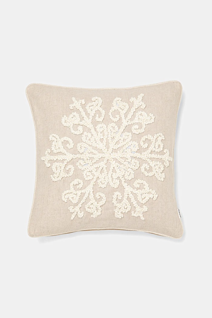 Poszewka dekoracyjna na poduszkę świąteczna 45 x 45 cm RW25-PSU837 beżowy RW25