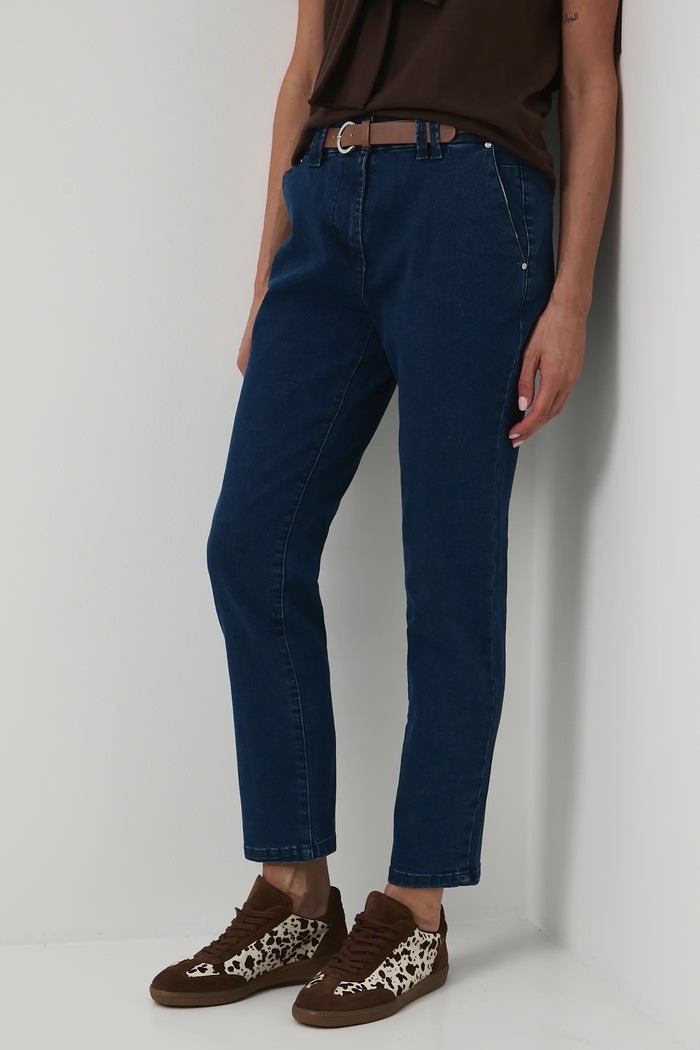 Rifle chino s opaskom RW25-SJD302 tmavomodrá RW25