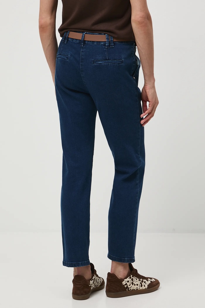Oblečenie Rifle chino s opaskom RW25-SJD302 tmavomodrá