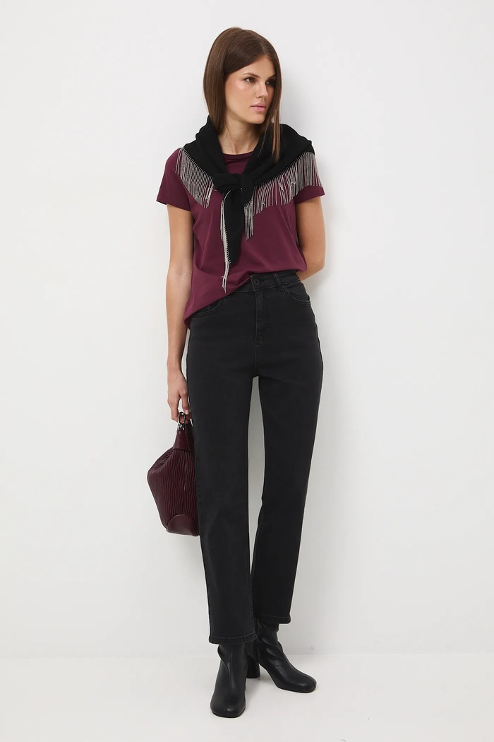 Medicine jeansi RW25-SJD607 negru RW25