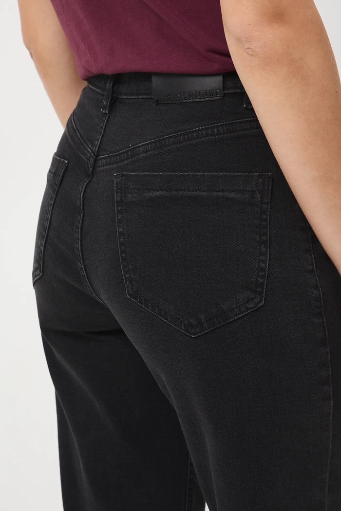 Medicine jeansi negru RW25-SJD607