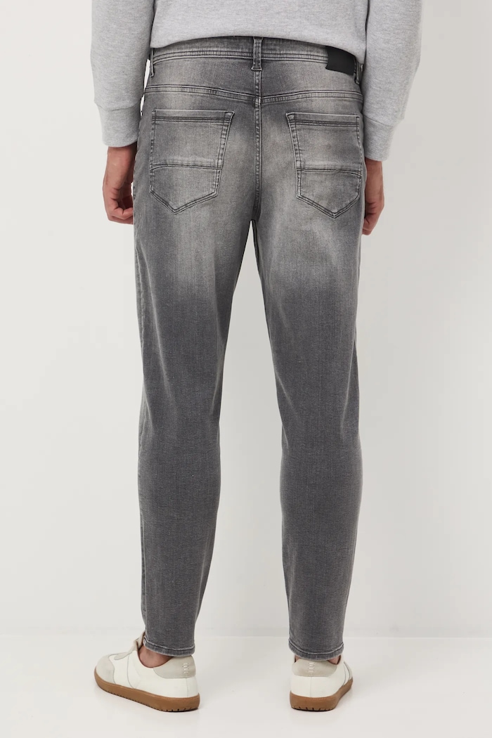 Odzież Jeansy męskie tapered z przetarciami RW25-SJM904 szary