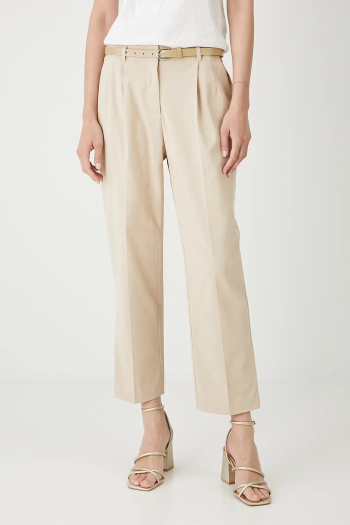 Nohavice Medicine chinos béžová RW25-SPD203