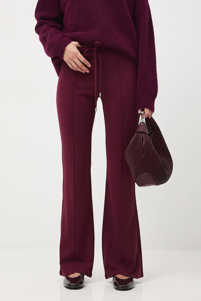 Tepláky flare burgundské RW25-SPD604