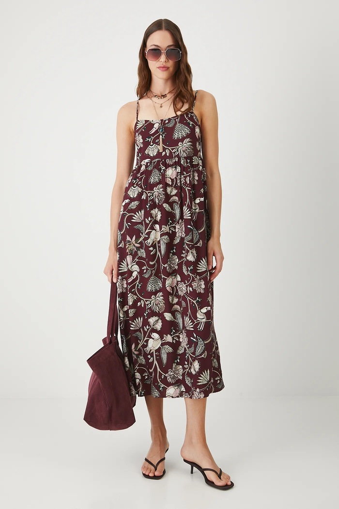 Medicine rochie midi burgundia RW25-SUD107