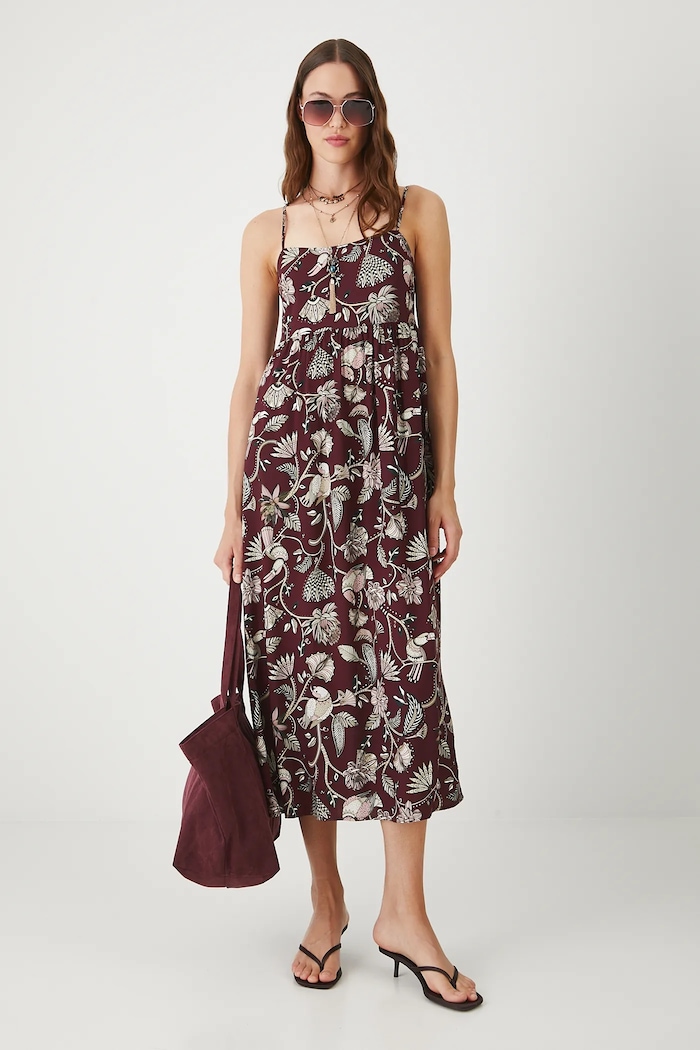 Medicine rochie midi burgundia RW25-SUD107