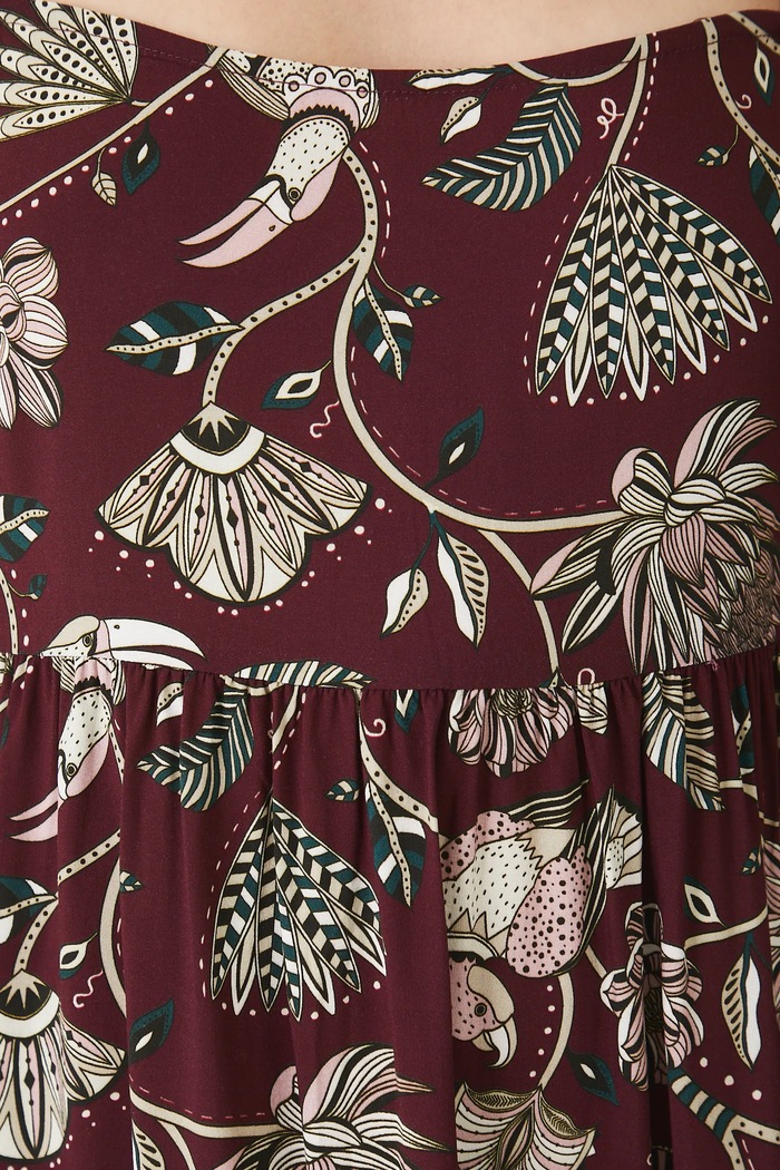 Medicine rochie RW25-SUD107 burgundia