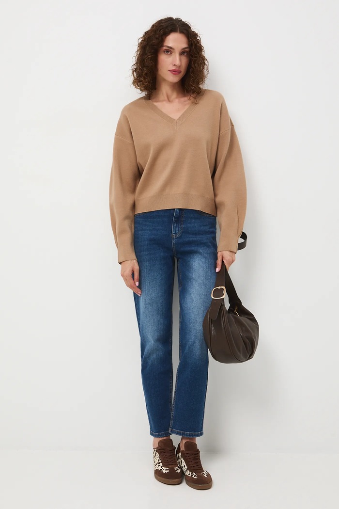 Medicine sweter RW25-SWD064 beżowy RW25