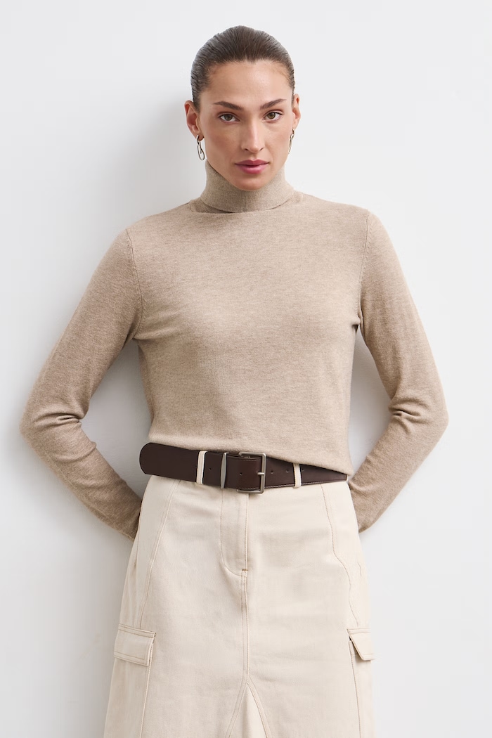 Medicine Sweter beżowy RW25-SWD071