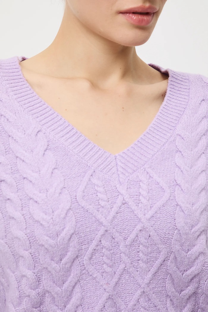 Medicine pulover RW25-SWD073 violet