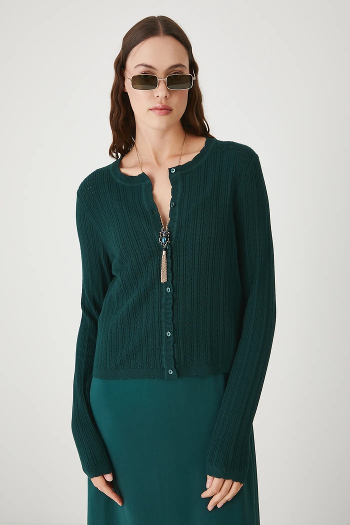 Medicine cardigan RW25-SWD103 verde RW25