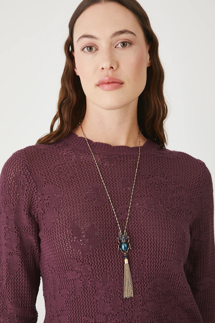 Medicine sweter fioletowy RW25-SWD105