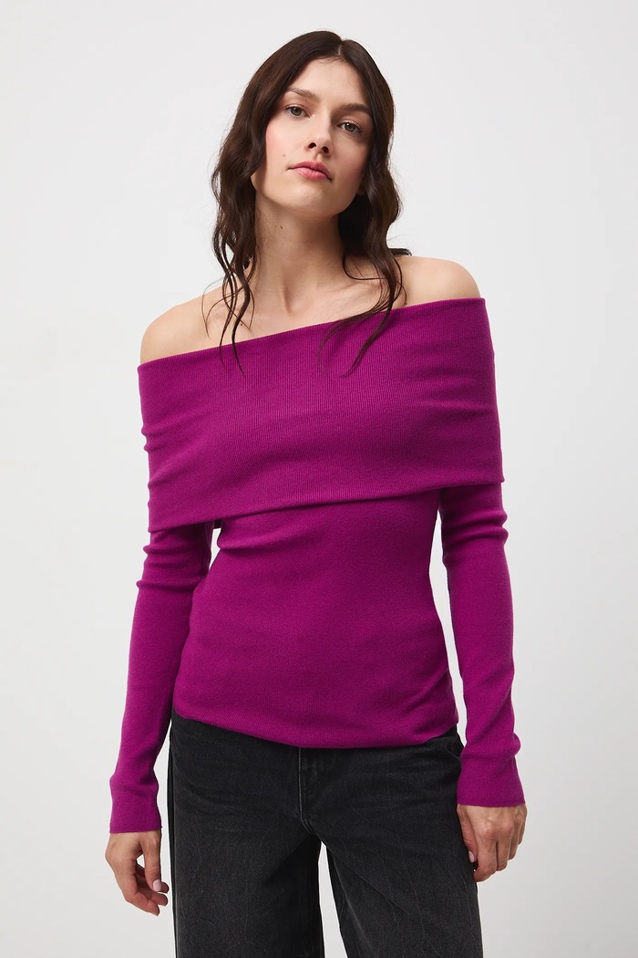 Medicine sweter fioletowy RW25-SWD504