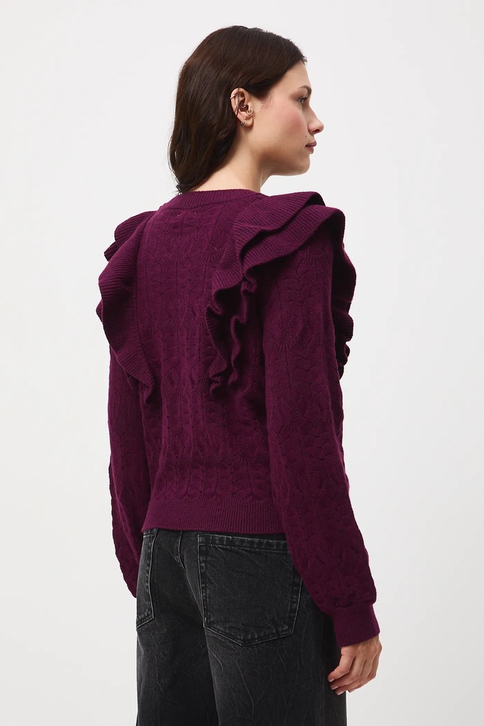 Odzież Medicine sweter RW25-SWD508 bordowy