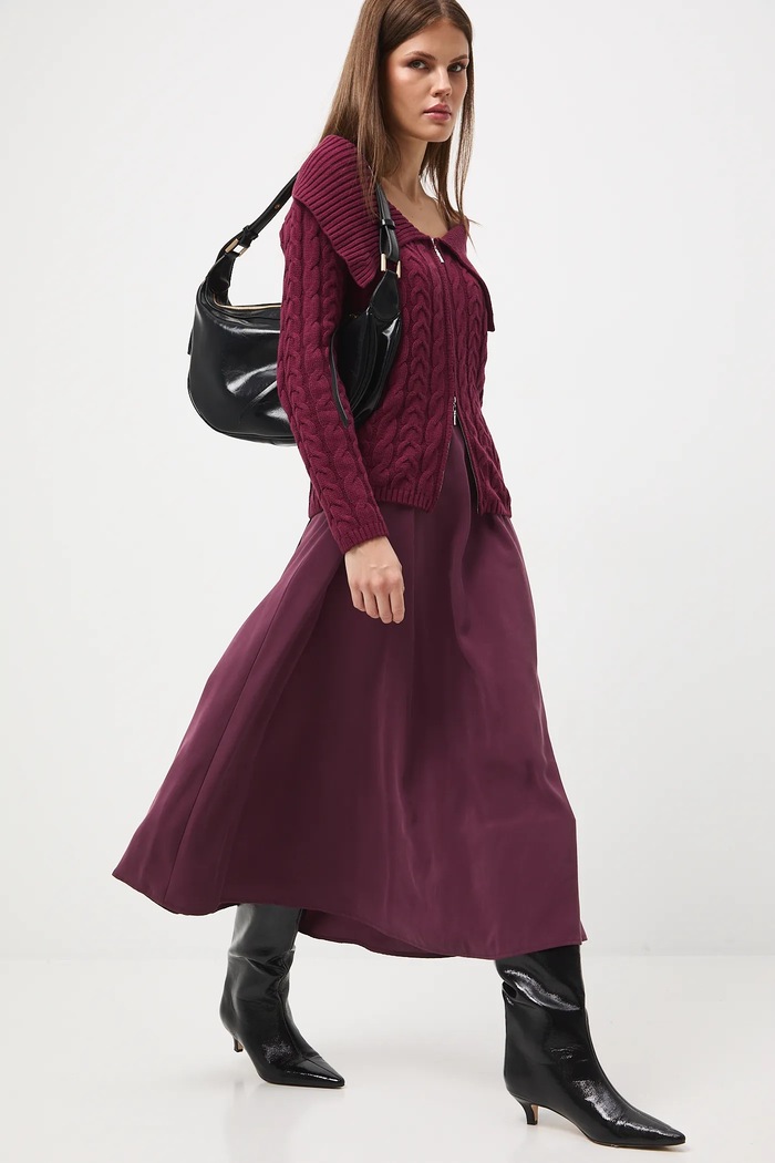 Kardigán Medicine RW25-SWD611 burgundské RW25