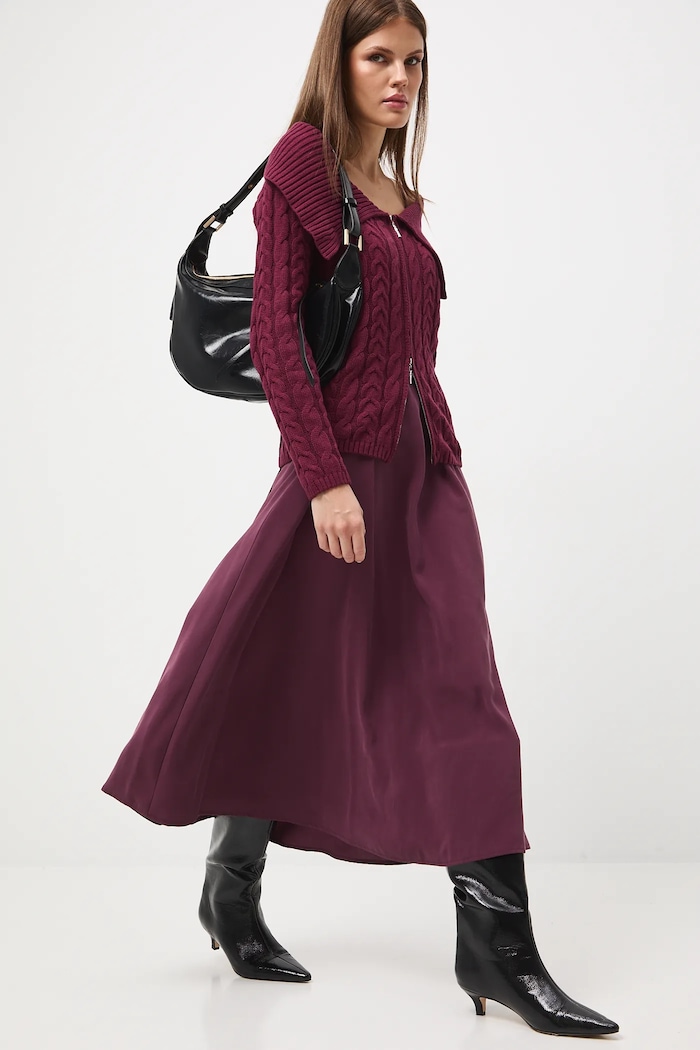 Kardigán Medicine RW25-SWD611 burgundské RW25