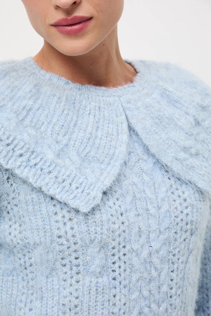 Sweter damski ażurowy RW25-SWD822