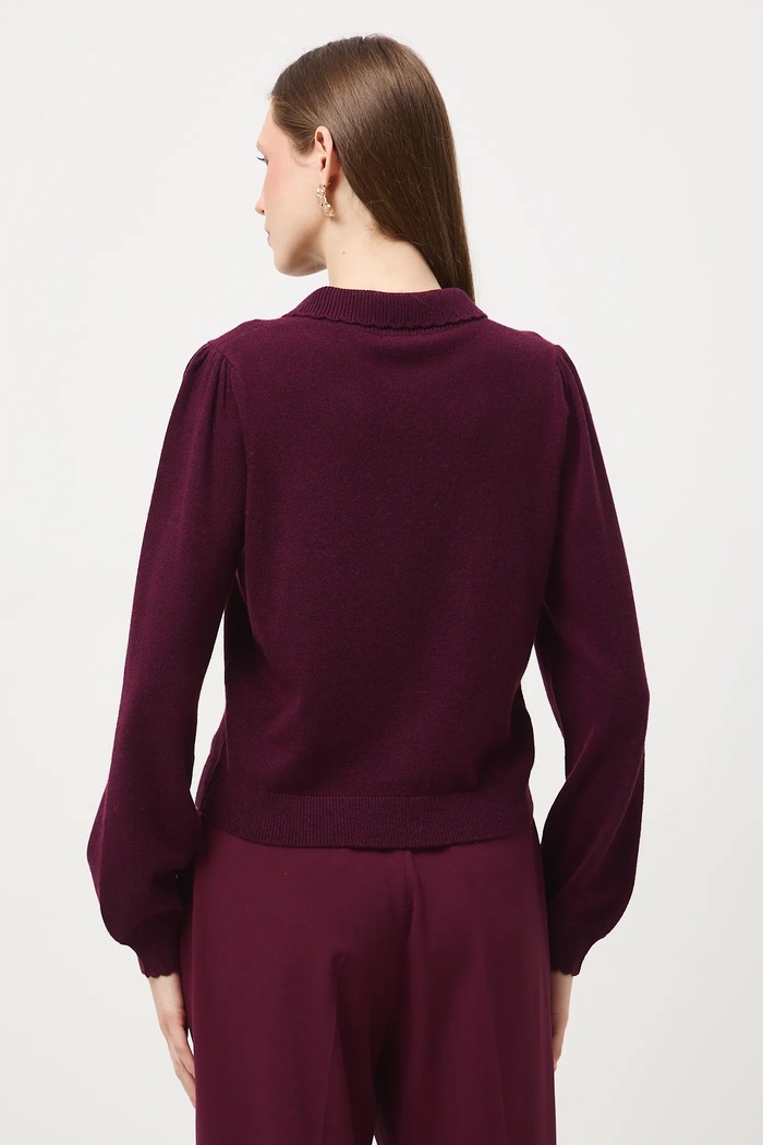 Odzież Medicine Sweter RW25-SWDB02 bordowy