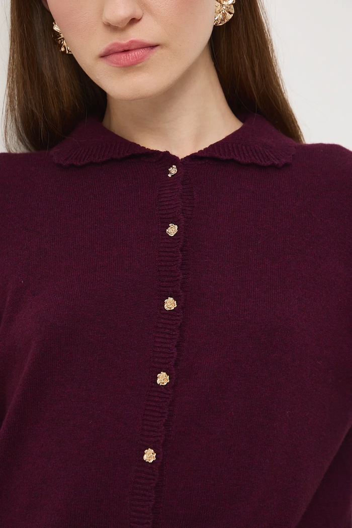 Sweter Medicine bordowy RW25-SWDB02
