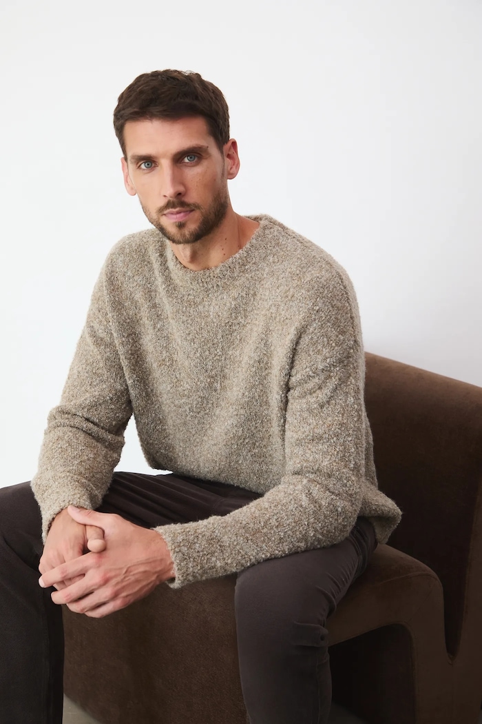 Sveter Medicine relaxed hnedá RW25-SWM909