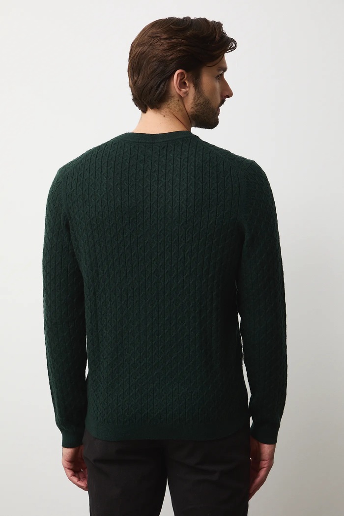 Odzież Medicine sweter RW25-SWMB02 zielony