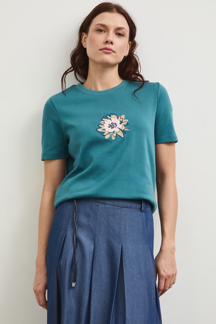 Medicine tricou imprimeu turcoaz RW25-TSD102