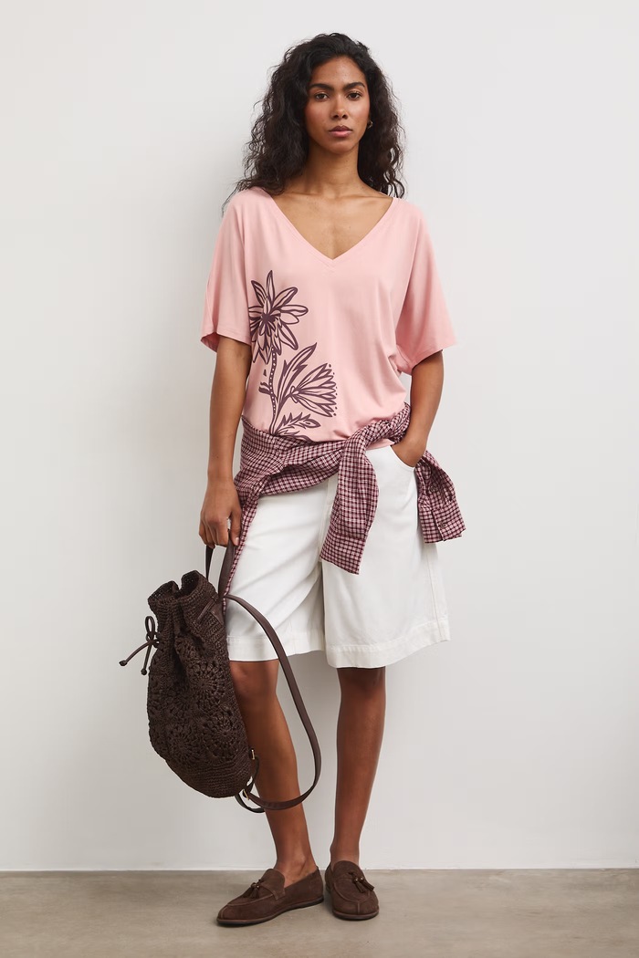 Medicine tricou RW25-TSD108 roz RS26