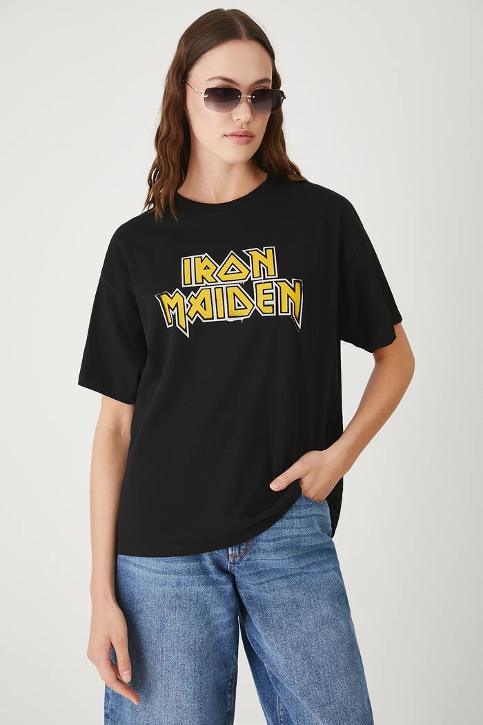 Oblečenie Bavlnené tričko dámske Iron Maiden RW25.TSD171 čierna