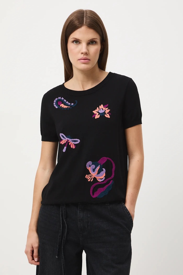 Medicine tricou imprimeu negru RW25-TSD603