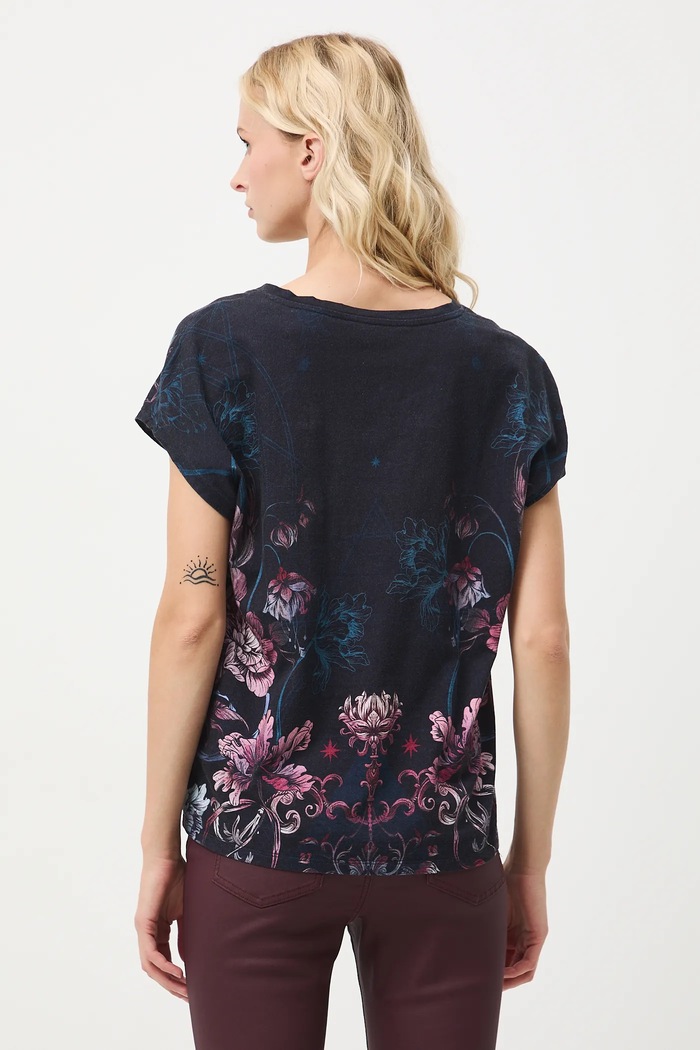Îmbrăcăminte Medicine tricou din bumbac RW25-TSD702 negru