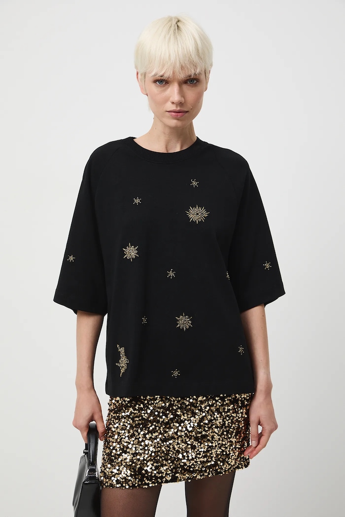 Medicine tricou din bumbac RW25-TSDA07 negru RW25