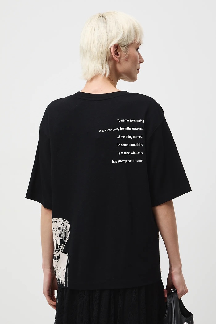 Odzież T-shirt bawełniany damski z kolekcji Zdzisław Beksiński x Medicine RW25-TSDA56 czarny