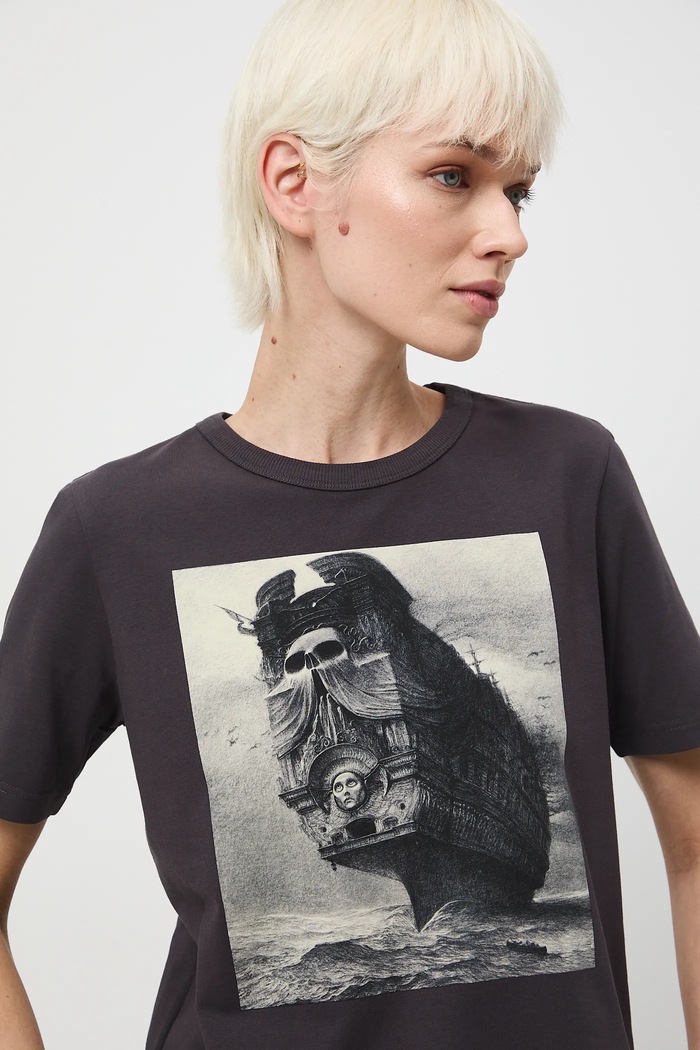 Medicine t-shirt elasztánnal szürke RW25-TSDA58