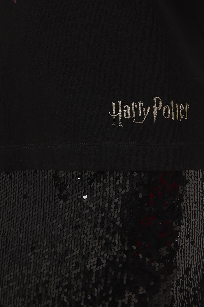 T-shirt bawełniany damski z kolekcji Harry Potter RW25-TSDB51