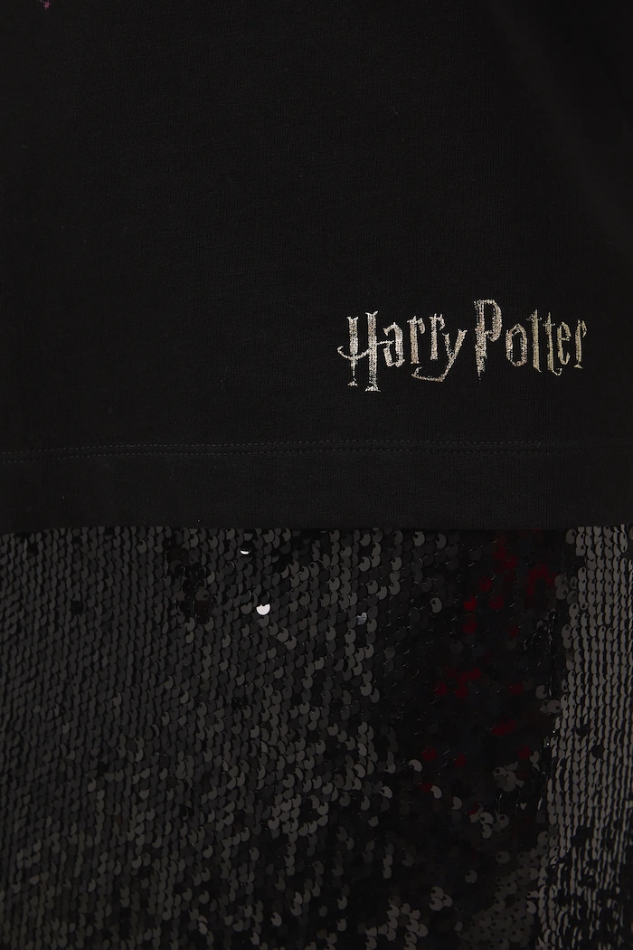 T-shirt bawełniany damski z kolekcji Harry Potter RW25-TSDB51