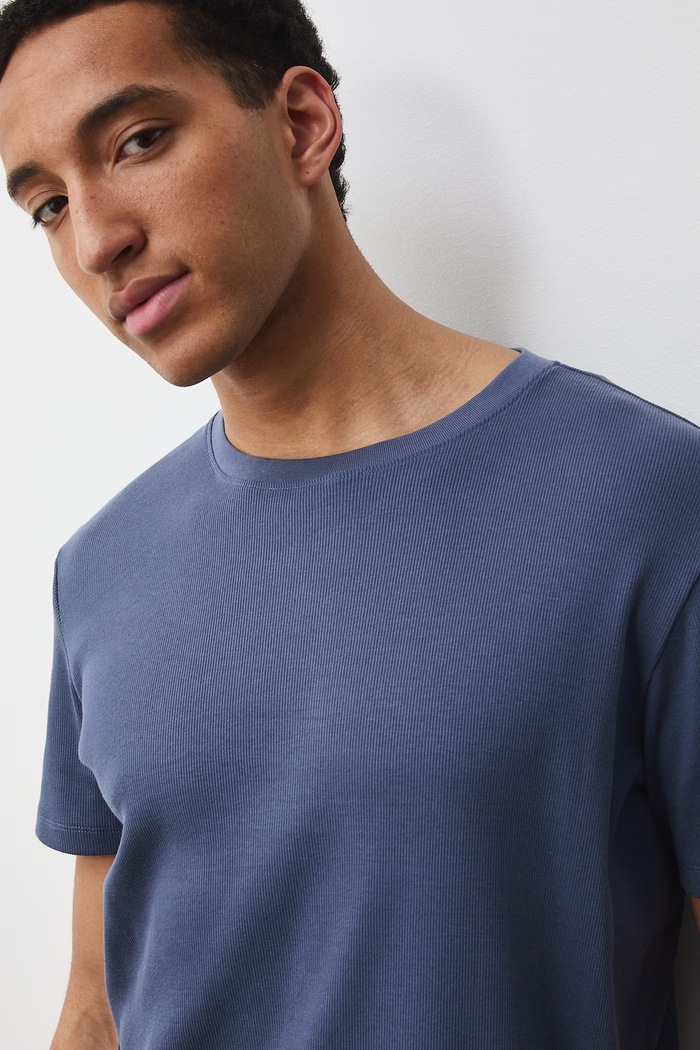 Medicine tricou din bumbac albastru RW25-TSM072