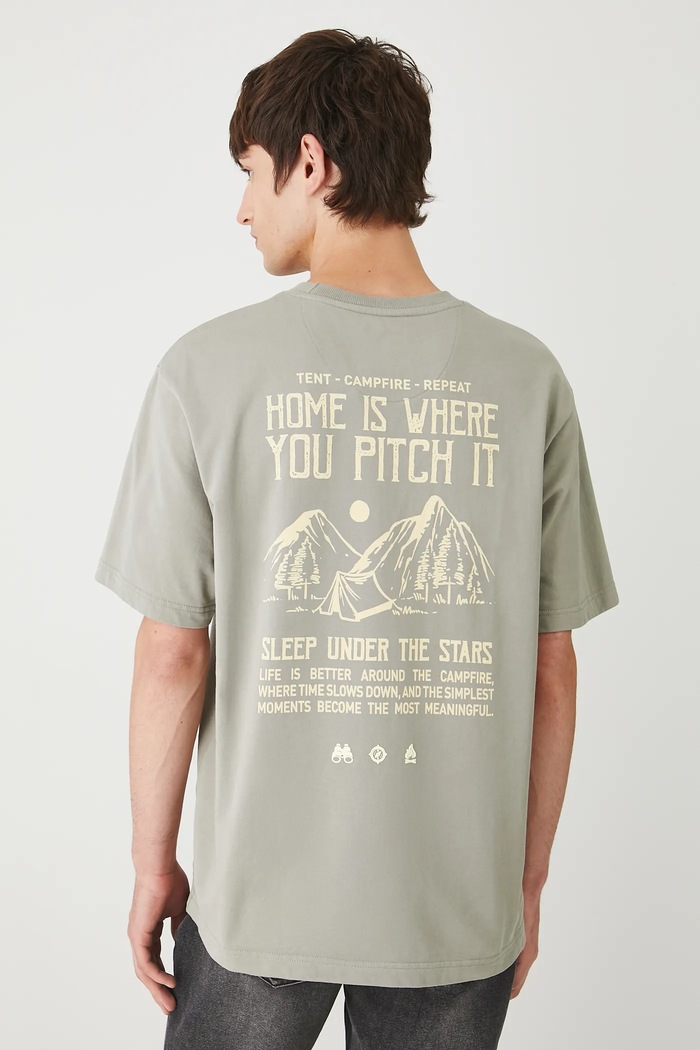 Odzież Medicine t-shirt bawełniany RW25-TSM204 zielony