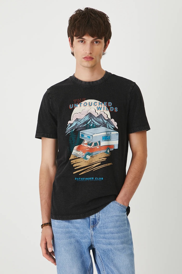 Medicine t-shirt bawełniany szary RW25-TSM206